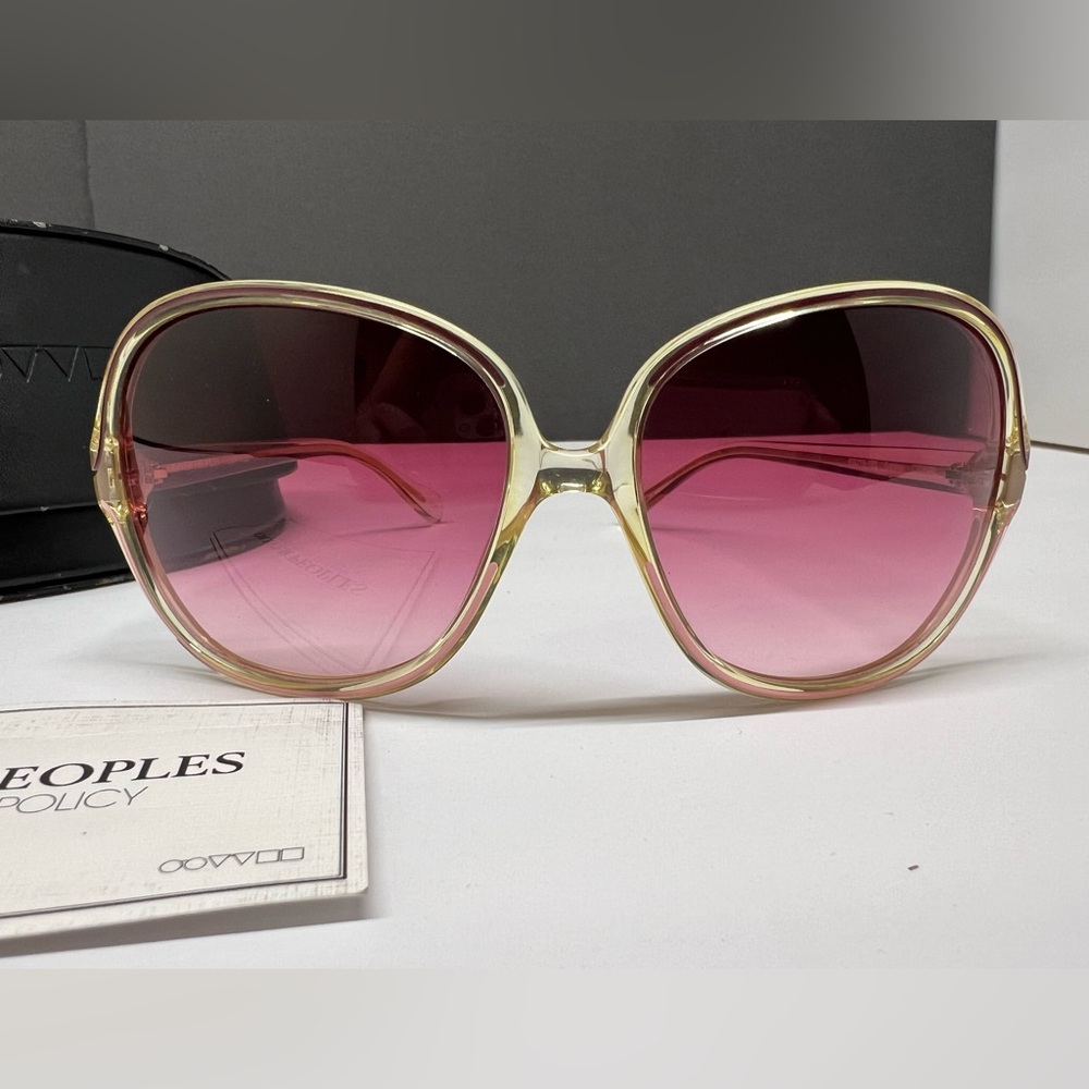 New Oliver Peoples Rose Gradient/Clear frame Sunglasses